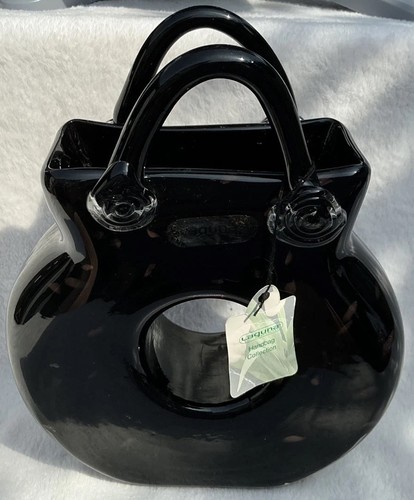 Laguna art glass handbag - art,