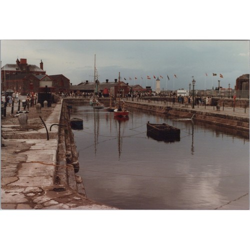 Postcard liverpool dock scene - liverpool,
