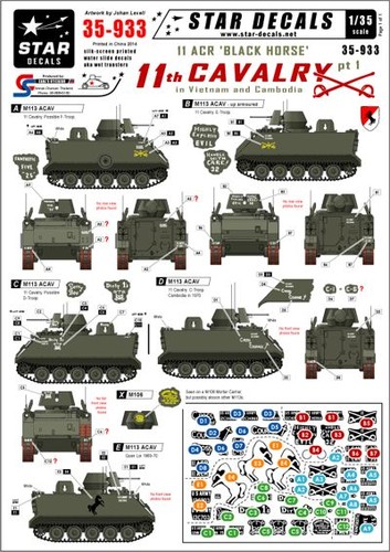 Star decals star35933 35 - star, 1:35