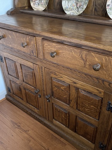Hand crafted solid oak - crafted,