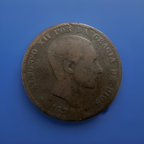 Spain 1879 10 centimos - centimos,