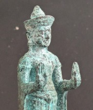 Antique bronze thai buddha - bronze,