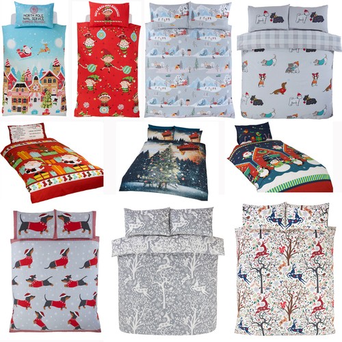 Winter christmas print duvet - winter,