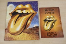 The Rolling Stones Bridges of Babylon Tour 1999 Programme + Merch Catalogue VGC