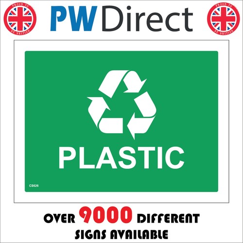 Sign plastic recycling - sign,
