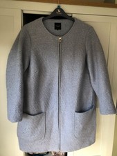 Ladies smart boucle lined long