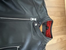 Goldtop Motorcycle Bobber Jacket Size 46 Black - genuine reason for selling