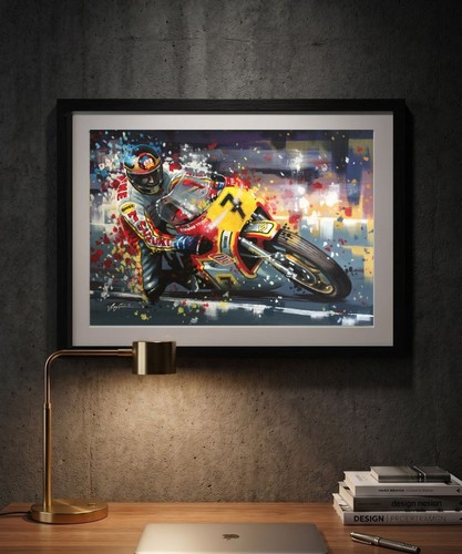 Barry sheene motogp print - barry,