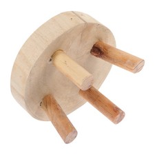 Wooden Low Stool Storage Rack