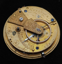Antique Fusee Pocket Watch