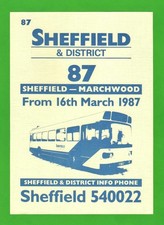 Bus Timetable Leaflet ~