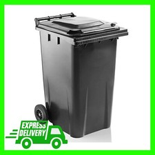 Grey Wheelie Bin 240L Large