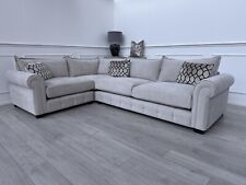 Furniture Village SUMPTUOUS Cream Fabric Corner Sofa 3/CNR/1 RRP £3895