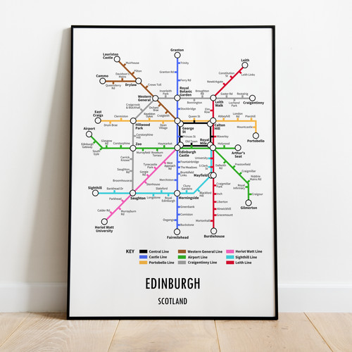 Edinburgh scotland metro style - scotland,