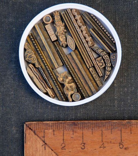 Lot brass ornaments - lot, of