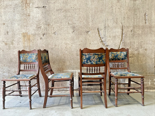 Set four vintage antique - of,