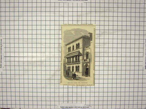 Original old antique print - original,