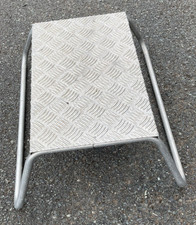 Aluminium Caravan Motorhome Single Step Chequerplate Lightweight Non Slip 