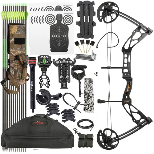 Hunting compound bow arrow set - bow,