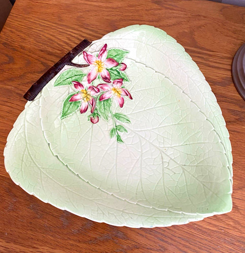 Carlton ware leaf shape apple - ware,