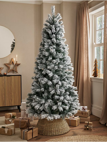 Green snowy 7ft - green, unlit