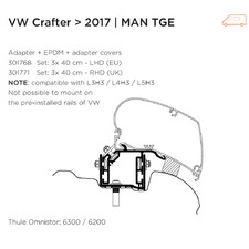 CAMPERVAN Awning Adapter - VW