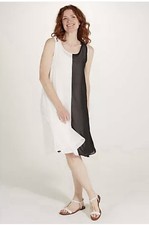 Marla Wynne WynneLayers Chiffon Colour Block Double Layer Dress Size M Rrp £99