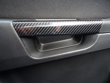 ASTRA H Mk5 fitting Gloss carbon fibre Inner handle cover trim 2 door (2004–10)