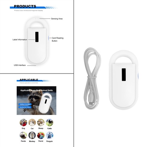 Portable pet chip scanner - chip,