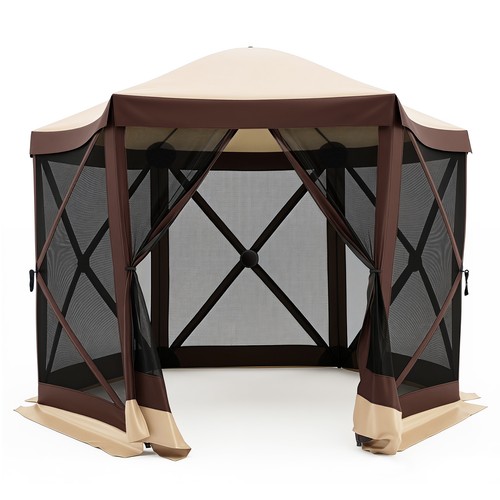 Hexagonal folding gazebo with - hexagonal,