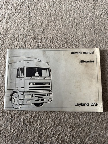Daf drivers manual - 95,