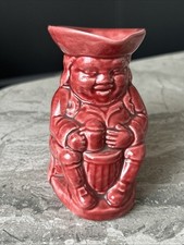 Vintage Toby Jug Maroon Colour