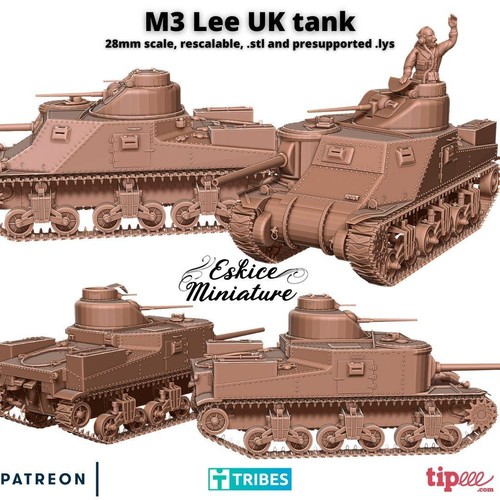 Wwii commonwealth lee tank - wwii, m3