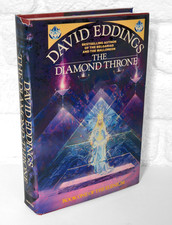 The Diamond Throne by David Eddings 1989 UK 1st Edition Hardback Book + DJ