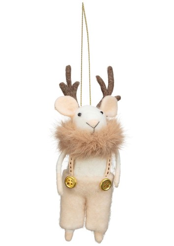 Christmas felt mouse - mouse, with