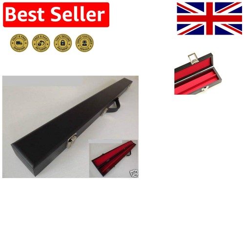 Black hard cue case - black,
