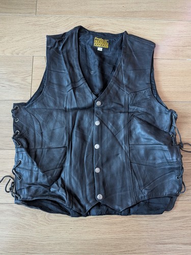 Vintage proteck black leather - black,