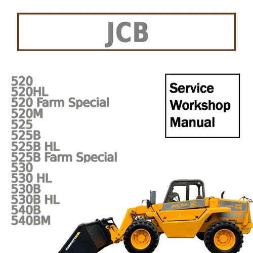 Service manual for jcb 520 - manual,