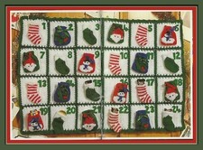Christmas/Advent Calendar Knitting & Crochet Pattern Stockings Sack  DK1214 