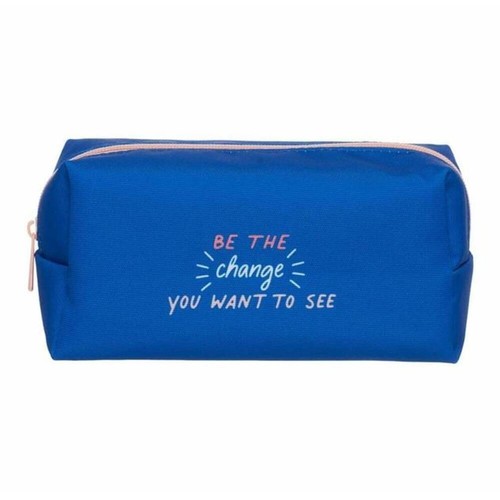 Eco quote cube pencil case - eco,