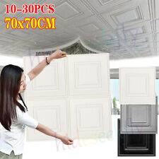 30X Large Drop Ceiling Tiles Wall Stickers XPE Self-adhesive Ceiling Foam Panel