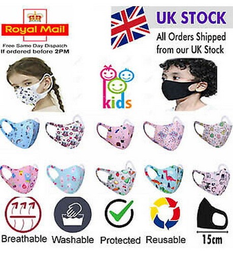 Childrens kids face mask - kids,