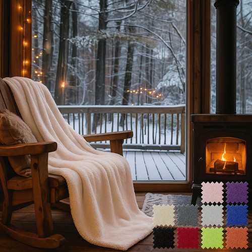 Teddy fleece throw blanket - fleece,