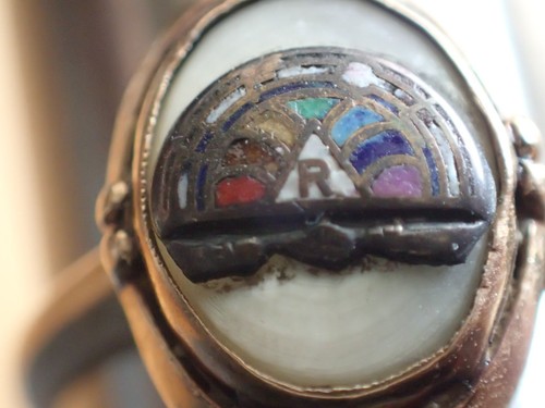 Vintage 10k gold - gold, masonic