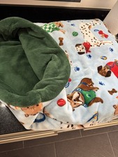 Dog Snuggle Sack  Cave Bed Hand Made By The Cozy Dog Co