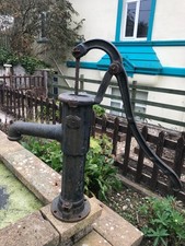 Vintage Cast Iron Garden Water Pump
