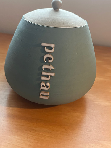 Pretty storage jar - pretty, welsh
