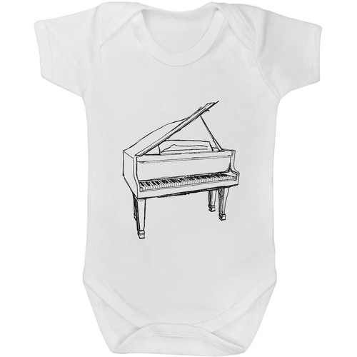 Grand piano baby grow - piano',
