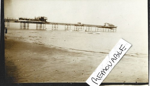 Vintage old photo shanklin - vintage,