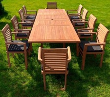 Teak Deluxe Rectangle Garden